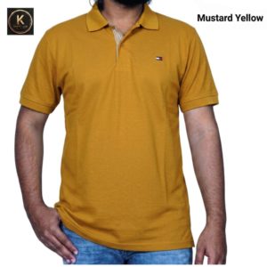Mustard yellow Polo T-shirt