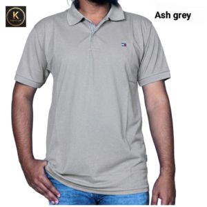 Ash Grey Polo T-shirt