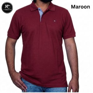 Maroon color Polo T-shirt